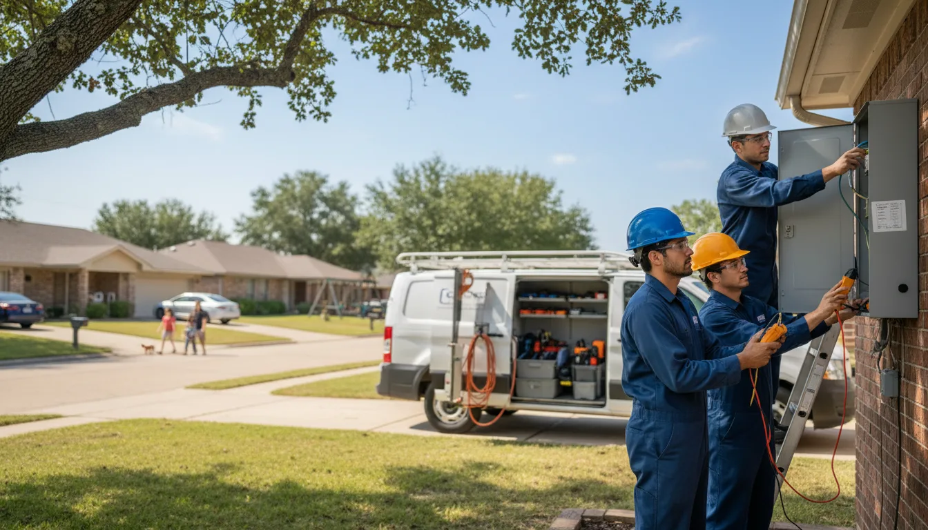 Certified electrician providing emergency electrical services in Saint Paul Park, MN